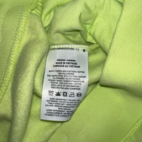 NWT Nike Girls Neon Green Joggers - Picture 8 of 8